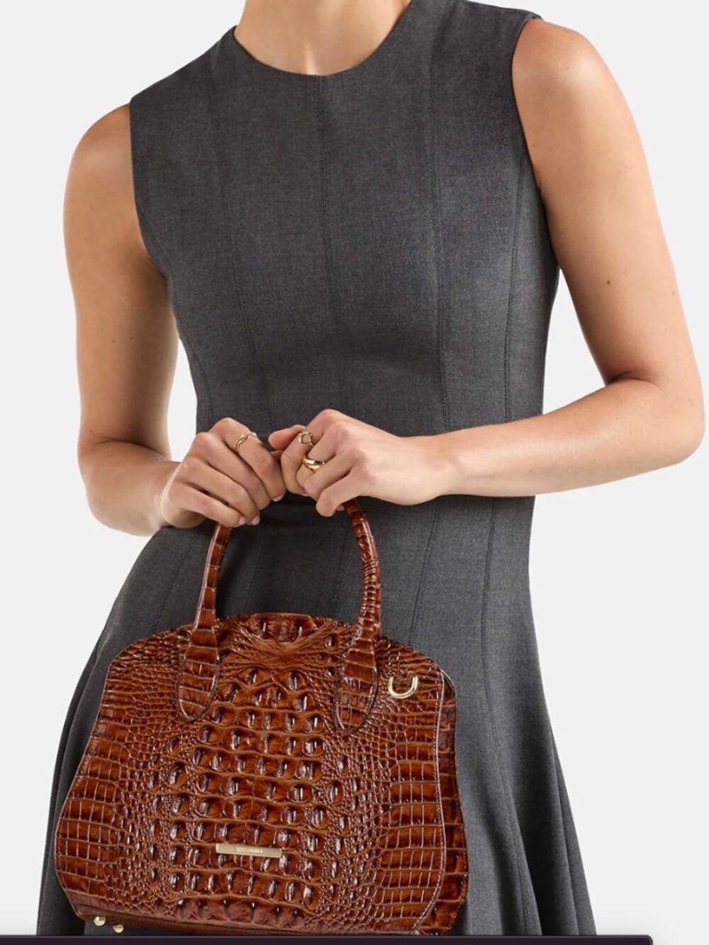 BRAHMIN ROSETTA CALDWELL CROSSBODY BAG